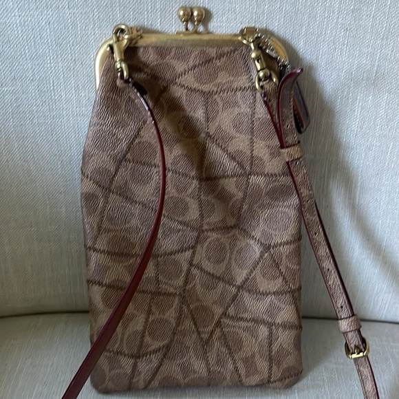 Coach Double Frame Crossbody With Signature Patchwork - Picture 5 of 12